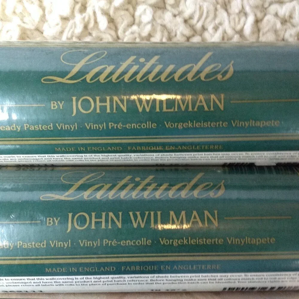VTG Latitudes John Wilman Wallpaper (3) rolls, #362111, Marbled/textured NOS
